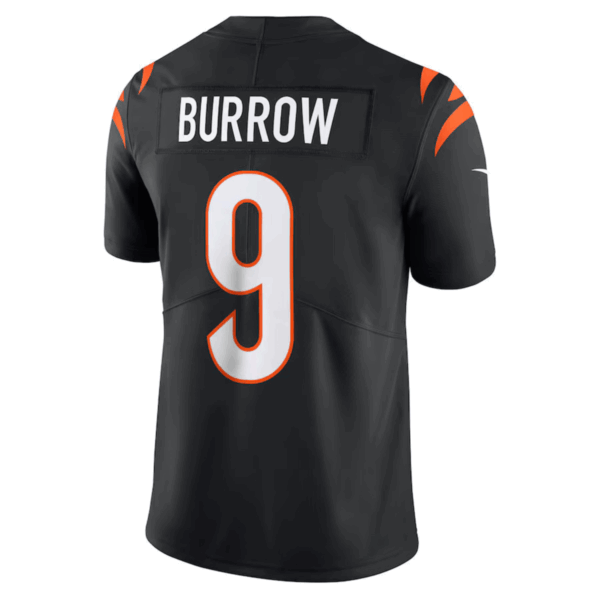 Joe Burrow Trikot Bengals Schwarz back